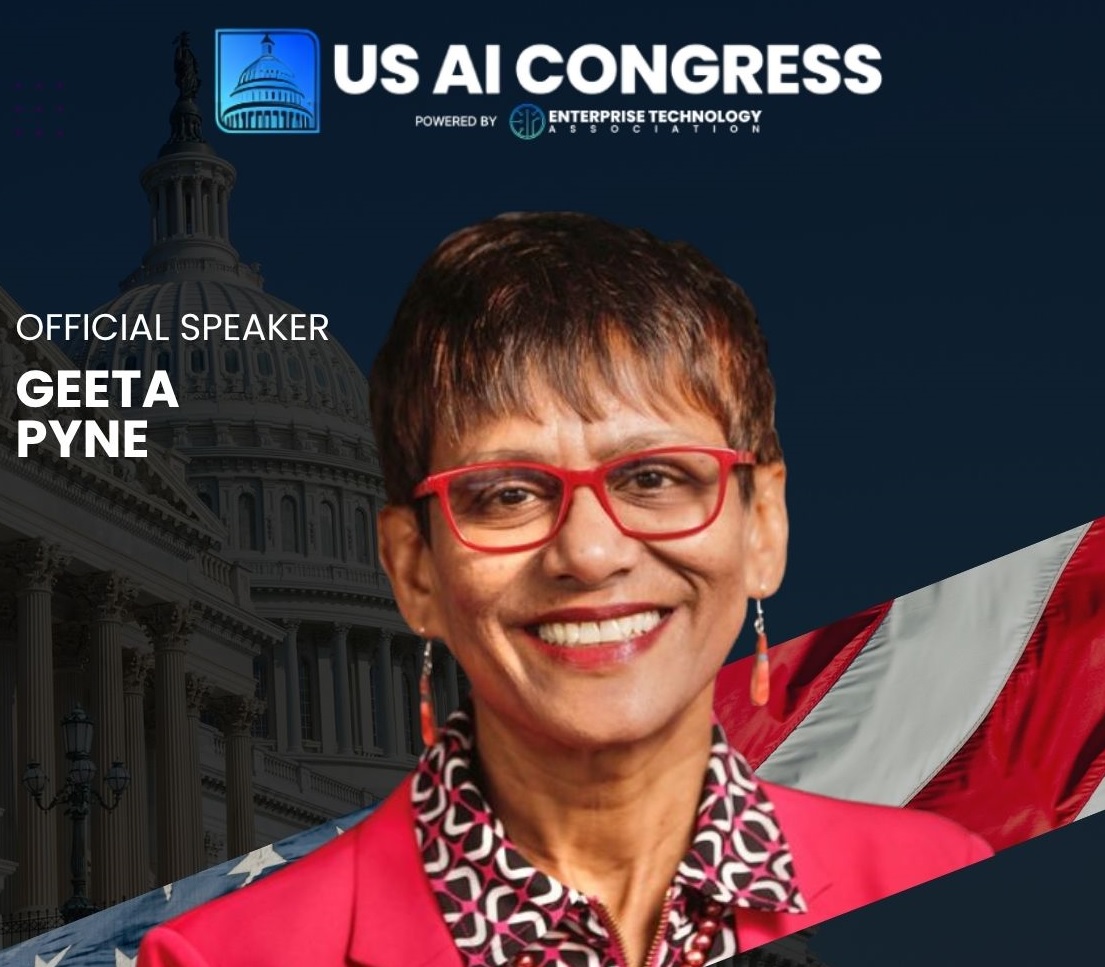 Geeta Pyne speaking about the human side of AI transformation